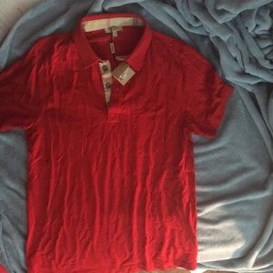 Men’s large Burberry short sleeved shirt NWT